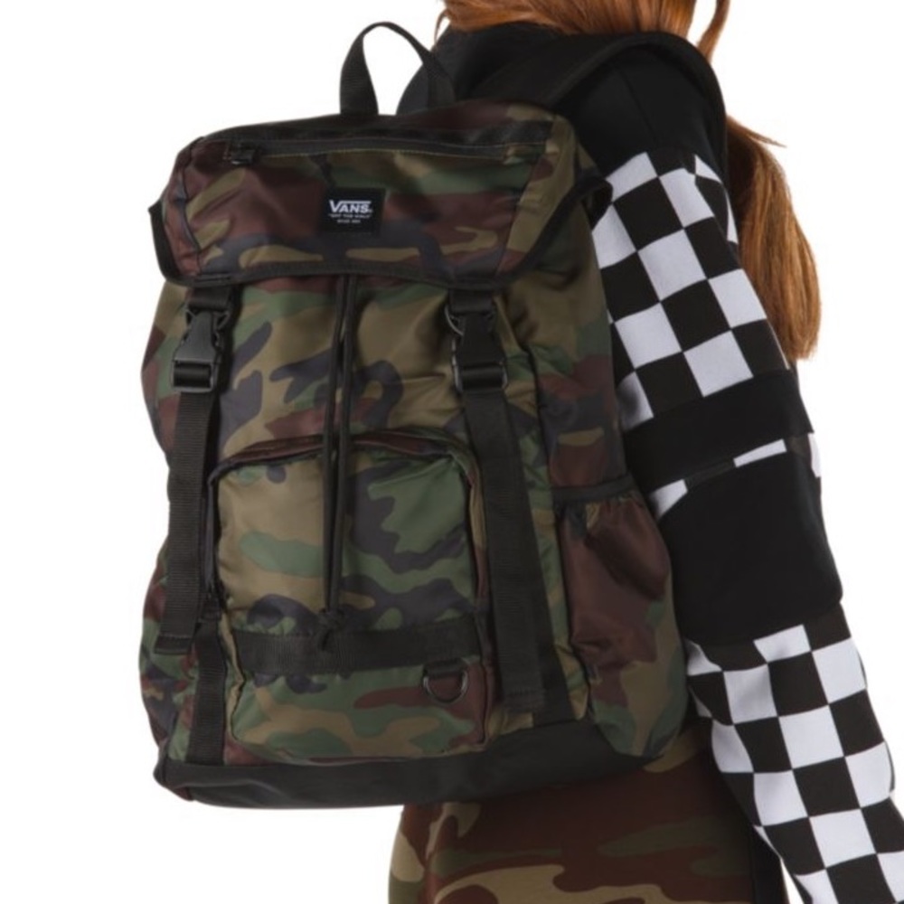 VANS Unisex Woodland Camo Ranger Backpack - Picture 5 of 8